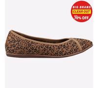Toms Katie Scarpe Donna Ballerina Slip On In Cotone Marrone