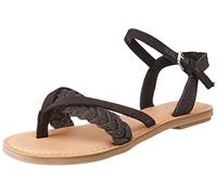 TOMS Lexie, Sandalo basso Donna, Total Black, 37.5 EU