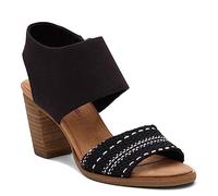 TOMS Majorca Cutout, Sandalo con tacco Donna, Black Multi, 43.5 EU