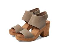 TOMS Majorca Platform, Sandali con tacco Donna, Dune Suede, 42 EU