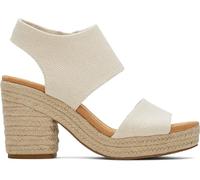 TOMS Majorca Platform, Sandali con tacco Donna, Natural, 42.5 EU