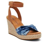 TOMS Marisela, Sandali con zeppa Donna, Navy, 36 EU
