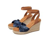 TOMS Marisela, Sandali con zeppa Donna, Navy, 36 EU