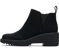 TOMS Maude, Stivaletto Donna, Black/Black Suede, 37.5 EU