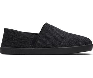 TOMS Men's Camden Slipper, Black Cozy Twill, 40.5 EU