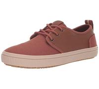 Toms Men's Carlo Terrain Sneaker, Dark Ember Canvas And Leather, 7