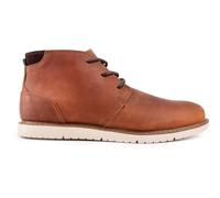 TOMS Men's Navi Chukka Boot, Topaz Brown Water Resistant Leather, 39 EU