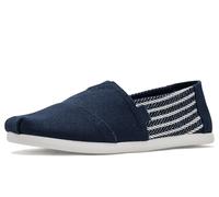 TOMS Mocassini Classici da Uomo Alpargata, a Righe nautiche, Taglia 40