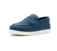 TOMS Mocassini Oliver da Bambino, Navy Nubuck Pu, 8 UK Child