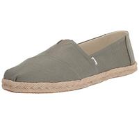 TOMS Mocassino Classico da Donna Alpargata Rope, Vetiver Grigio, 41 EU