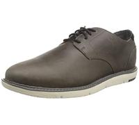 TOMS Navi Oxford, Scarpa da barca Uomo, Smooth Leather Black, 43 EU