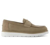 TOMS Navi TRVL LITE Havana Calzature Mocassino Da Uomo Dune In Pelle - EUR 40.5