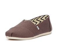 TOMS Recycled Cotton Alpargata, Mocassino Basso Donna, Grigio, 38 EU