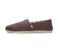 TOMS Recycled Cotton Alpargata, Mocassino Basso Donna, Grigio, 42.5 EU