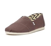 TOMS Recycled Cotton Alpargata, Mocassino Basso Uomo, Grigio, 39 EU