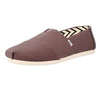 TOMS Recycled Cotton Alpargata, Mocassino Basso Uomo, Grigio, 43 EU