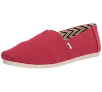 TOMS Recycled Cotton Alpargata, Mocassino Basso Uomo, Rosso, 39 EU