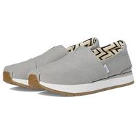TOMS Resident Plus Sneaker, Drizzle Grey Heritage Canvas, da Uomo, Taglia 40