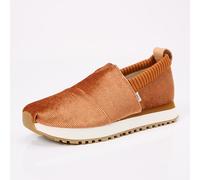 TOMS Residente 2.0, Scarpe da Ginnastica Donna, Velluto a Coste Marrone Acero, 37 EU