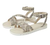 TOMS Rory, Sandali bassi Donna, Fog Flocked Mini Cheetah/Suede, 42 EU