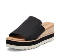 TOMS Sandali Diana Mule Donna, Tela pesante nera larga, 9.5
