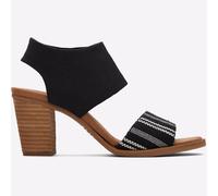 Toms Sandalo Donna Tacco Comfort Aperto Nero Majorca Cutout