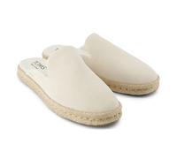 TOMS Santiago Mule Ciabatte Leggere Da Donna In Pelle Color Sabbia - EUR 36.5