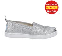 Toms Scarpe Alpargata Junior Ragazze Moda Espadrilles Casual Slip On Argento