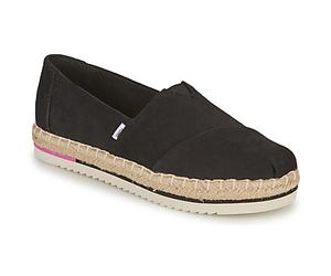 Toms Scarpe Espadrillas ALPARGATA PLATFORM ROPE in Nero 37 1/2