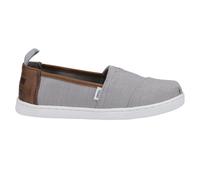 TOMS Alpargata, Mocassino basso Unisex - Bambini e ragazzi, Drizzle Grey, 30 EU
