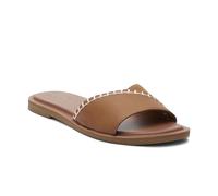 TOMS Shea, Sandali a ciabatta Donna, Tan Leather/Suede, 37 EU