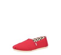 TOMS Alpargata Loafer Flat, Mocassino Basso, Rosso, 42.5 EU