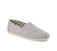 TOMS Alpargata Classic, Scarpe da Ginnastica Uomo, Tela di Cotone Riciclato Grigio Drizzle, 41 EU