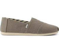 TOMS Alpargata Classic, Scarpe da Ginnastica Uomo, Vetiver Grey Heritage Canvas, 42 EU
