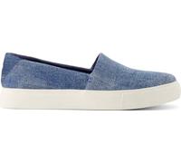 TOMS Sneaker da Donna Kameron Slip onSneaker, Denim Testurizzato Cielo Scuro, 42.5 EU