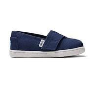 TOMS Tiny Alpargata, Espadrillas Unisex - Bambini e ragazzi, NAVY, 19.5 EU