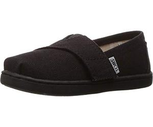 TOMS Tiny Alpargata, Espadrillas Unisex - Bambini e ragazzi, Nero, 21 EU