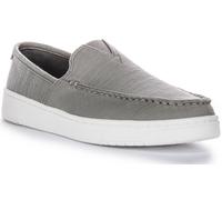 Toms Travel Lite Riciclato Leggero Cotone Slip On Loafer Grigio Uomo UK 7 - 12