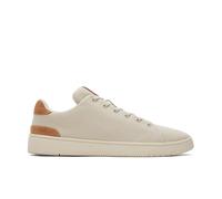 TOMS Trvl Lite 2.0 Low, Sneaker Uomo, Fog/Tan Recycled Cotton Canvas/Suede, 43.5 EU