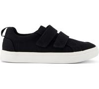 TOMS Unisex Kid's Cruz Double Strap Hook And Loop Sneaker, Black Heritage Canvas, 31.5 EU