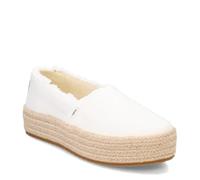TOMS Valencia, Mocassino Basso Donna, White Canvas, 40 EU