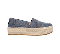 TOMS Valencia, Mocassino Basso Donna, Denim novità Navy, 37.5 EU