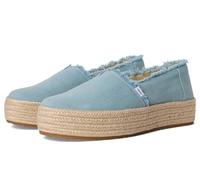 Toms Valencia - Scarpe Slip-on da Donna, Blu Pastello., 41 EU