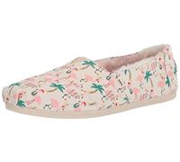 TOMS Women Alpargata Espadrille, Espadrillas Donna, Natural Holiday Flamingo, 38 EU