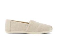 TOMS Women's Alpargata Cloudbound Loafer Flat, Oatmeal Sparkle Knit, 39 EU