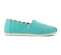 TOMS Alpargata Classic, Espadrillas Donna, Tela Aqua Heritage, 37.5 EU
