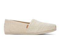 TOMS Alpargata Cloudbound, Mocassino Donna, Natural Undyed Metallic Linen Stripe, 39 EU