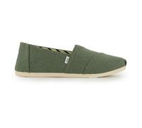 TOMS Alpargata Heritage Canvas, Mocassino basso Donna, Bonsai Green, 41 EU