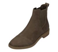 TOMS Women's Charlie Chelsea Boot, Canteen Nubuck Leather, 43.5 EU