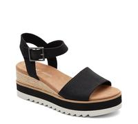 TOMS Women's Diana_Ballet Pink Sneaker, Black Wide Width Heavy Canvas, 40 EU